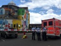 Einsatz BF Koeln Aqualand Koeln Chorweiler P08